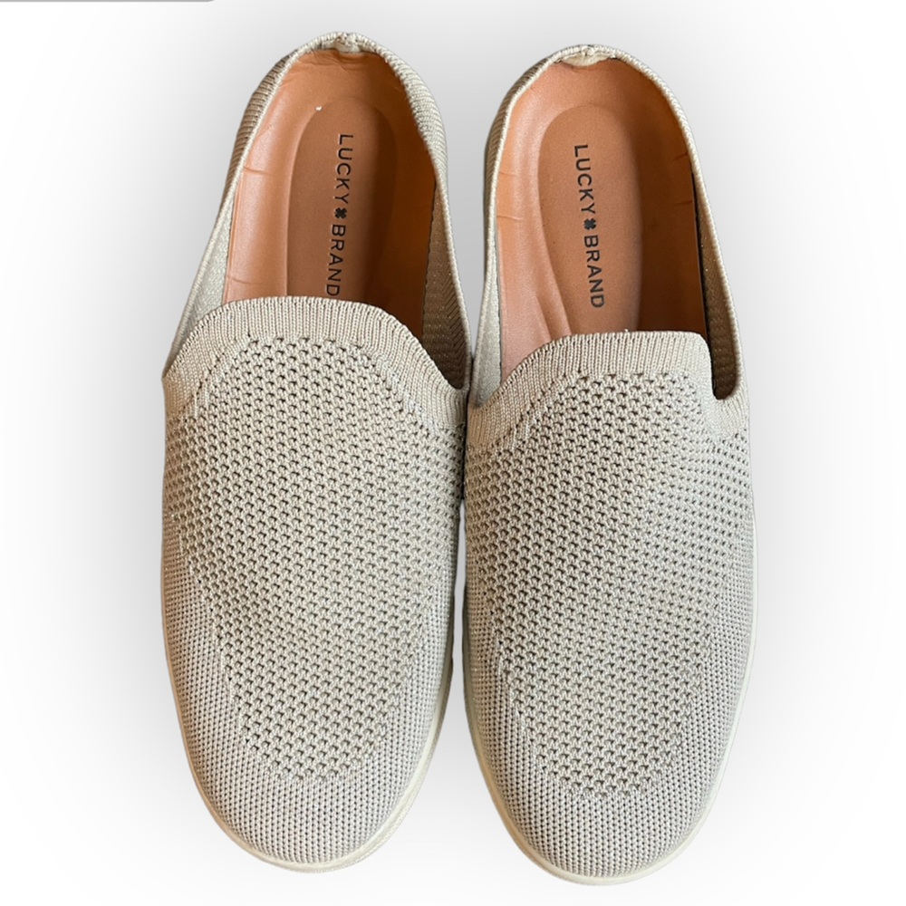 Lucky Brand - Metallic Mesh “Lanlan Mule”  Sneakers - Open Back - Sz 8